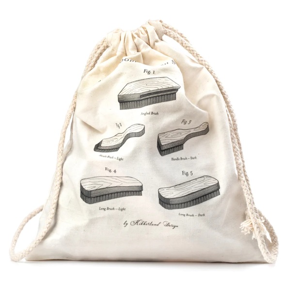 Kikkerland shoe cleaner brush set-5 beechwood handle & natural hair brush-NIB - Picture 1 of 13